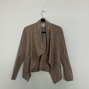 BB Dakota brown camel faux suede jacket